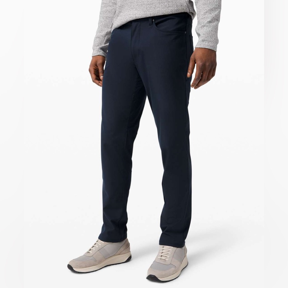 Lululemon ABC Classic-Fit Pant 28" *Warpstreme, True Navy | Sz 36